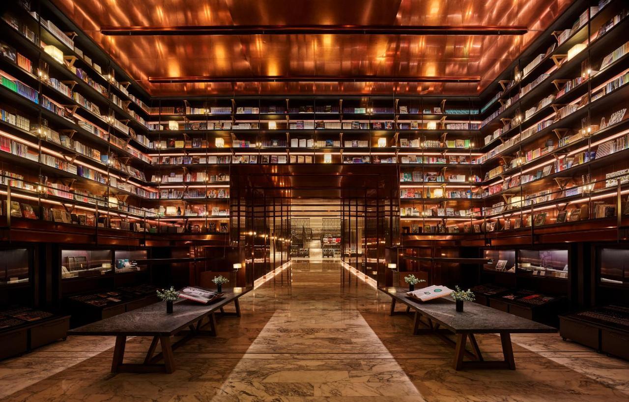 Отель Mumian Beijing Daxing International Airport, Part Of Hyatt Экстерьер фото Library