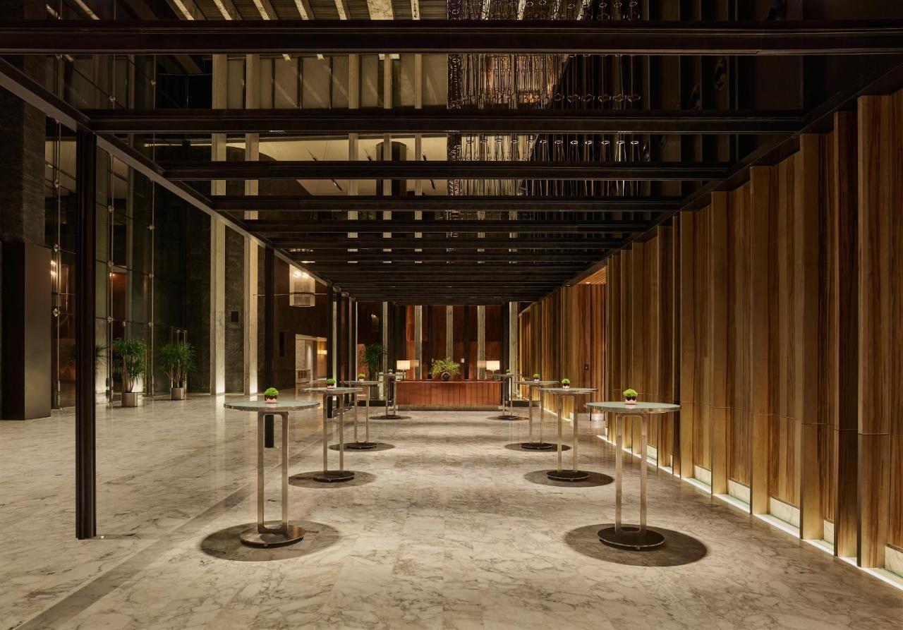 Отель Mumian Beijing Daxing International Airport, Part Of Hyatt Экстерьер фото The interior of the hotel