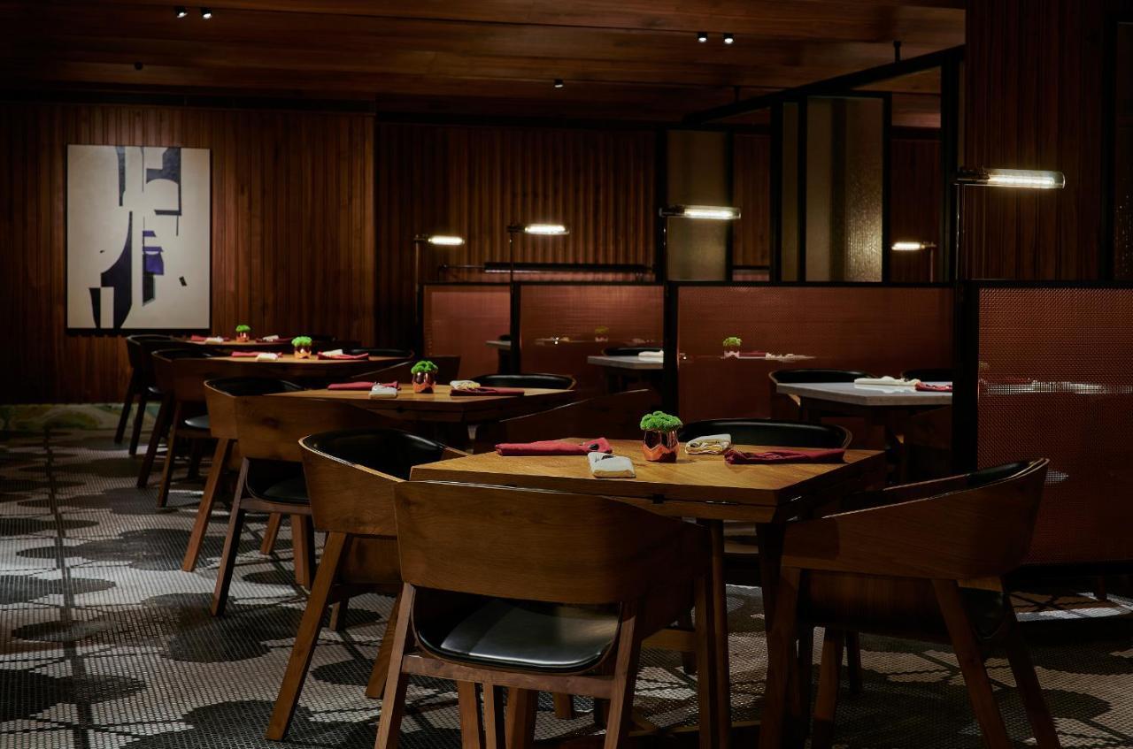 Отель Mumian Beijing Daxing International Airport, Part Of Hyatt Экстерьер фото Interior of the restaurant